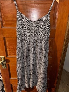 torrid Black & White Chevron Spaghetti-Strap Maxi Dress